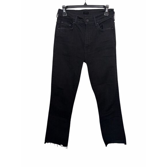 Mother The Insider Crop Step Fray in Not Guilty Black Size 29 - Picture 5 of 12